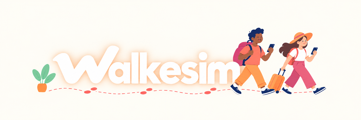 Walkesim — stay connected wherever you travel