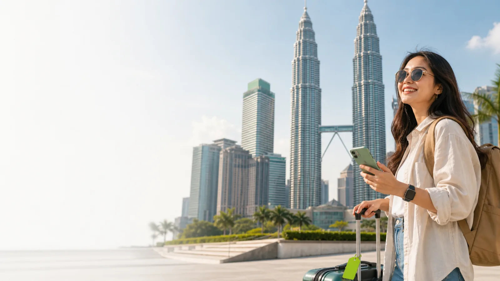 Traveler using WalkEsim in Kuala Lumpur